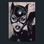 Catwoman #50 Sozomaika Cover Illustration Poster<br><div class="desc">Check out this awesome Catwoman illustration by Sozomaika,  featuring Catwoman holding a diamond in her mouth. Perfect for any Catwoman fan,  grab this on a wall art print,  sketch notebook,  and many more customizable Zazzle products perfect for gifting or treating yourself!</div>