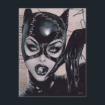Catwoman #50 Sozomaika Cover Illustration Vykort<br><div class="desc">Check out this awesome Catwoman illustration by Sozomaika,  featuring Catwoman holding a diamond in her mouth. Perfect for any Catwoman fan,  grab this on a wall art print,  sketch notebook,  and many more customizable Zazzle products perfect for gifting or treating yourself!</div>