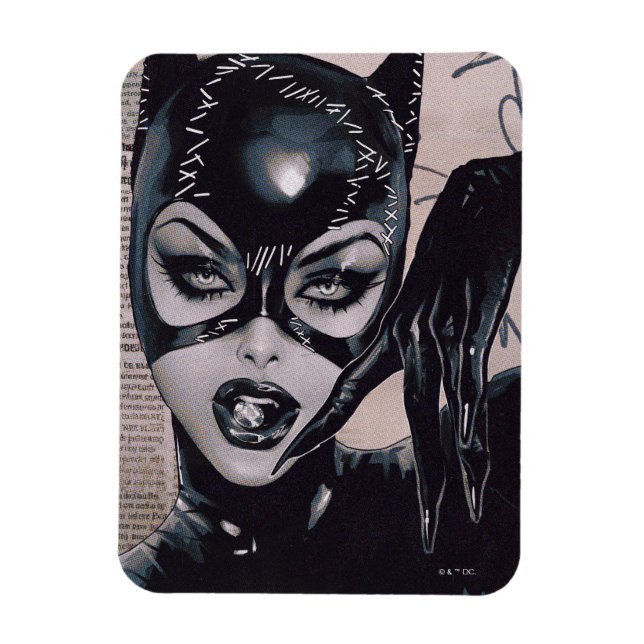 Catwoman #50 Sozomaika Illustrationsomslag Magnet (Vertikal)