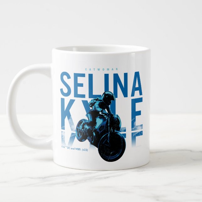 Catwoman Selina Kyle Motorcycle Jumbo Mugg (Vänster)