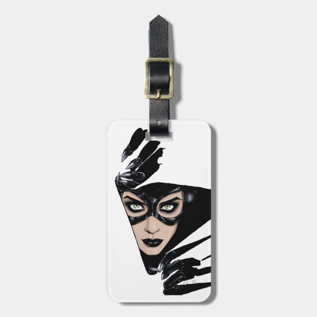 Catwoman The Claws Are Out Cover Illustration Bagagebricka (Vertikal Framsida)