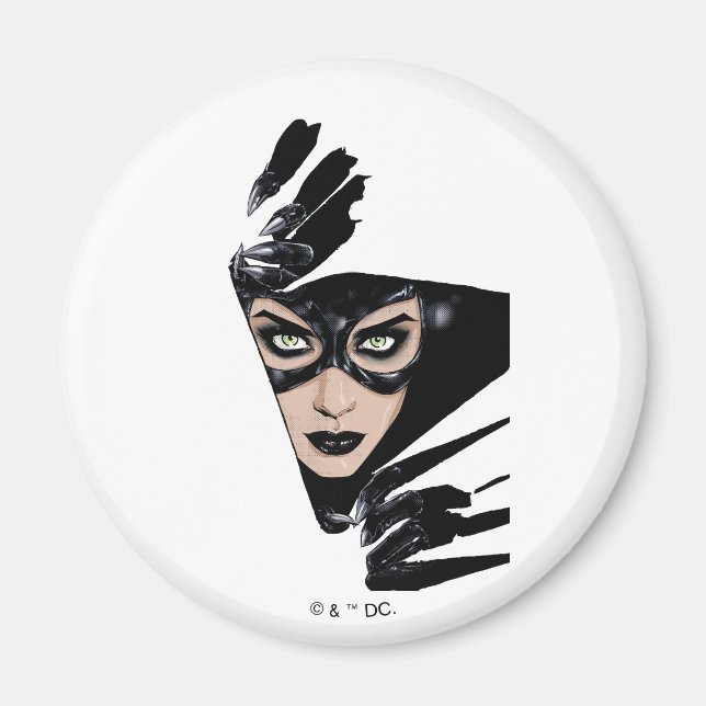 Catwoman The Claws Are Out Cover Illustration Magnet (Framsidan)