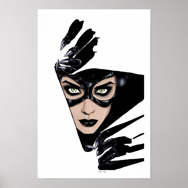 Catwoman The Claws Are Out Cover Illustration Poster (Framsidan)