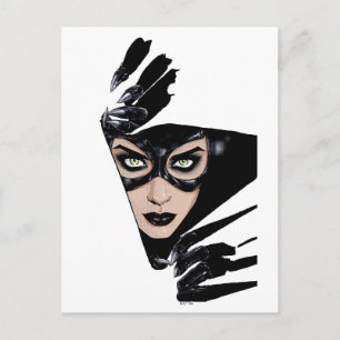 Catwoman The Claws Are Out Omslagsillustration Vykort