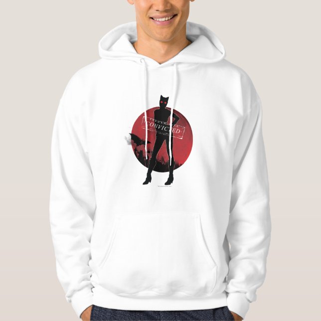 Catwomen Conviced White Sweatshirt Med Luva (Framsida)