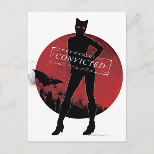 Catwomen Conviced White Vykort