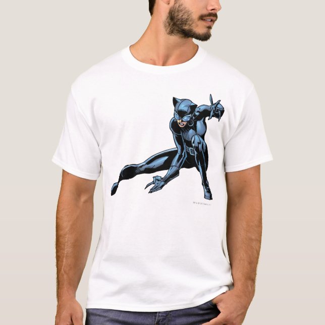 Catwomen crouches t shirt (Framsida)