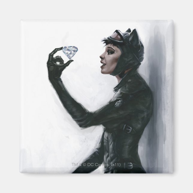 Catwomen Illustration Magnet (Framsidan)