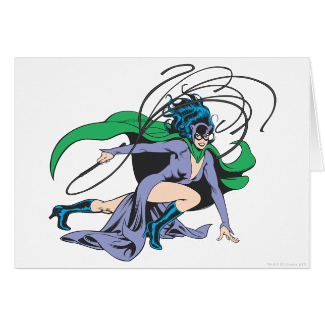 Catwomen Lunges Hälsningskort (Framsidan Horizontal)