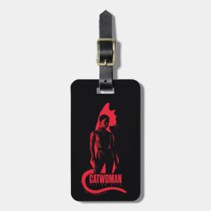 Catwomen Selina Kyle Cat Silhouette Bagagebricka