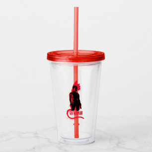 Catwomen Selina Kyle Cat Silhouette Take Away Mugg