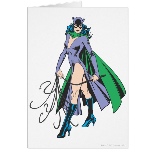 Catwomen Stands Hälsningskort (Framsidan)