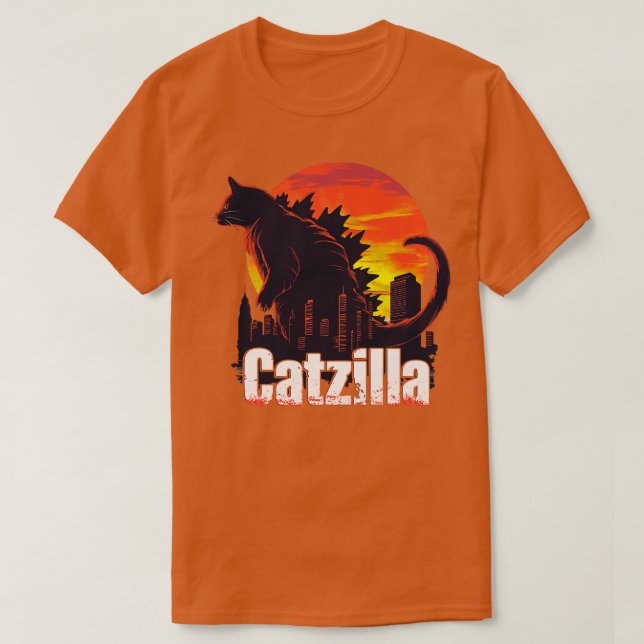Catzilla 1 t shirt (Design framsida)