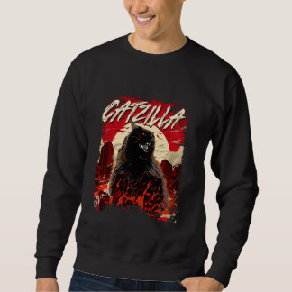Catzilla - Cat Lover Kitten Owner Kattunge Lång Ärmad Tröja