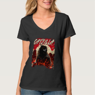 Catzilla - Cat Lover Kitten Owner Kattunge T Shirt