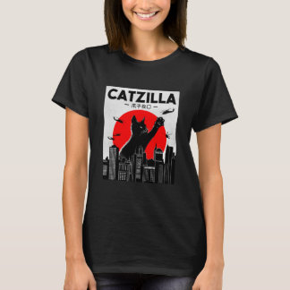 Catzilla Funny Cat Funny Cat Cat Lover T Shirt