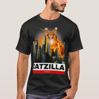 CATZILLA Funny Kattunge för Cat-älskare till T Shirt
