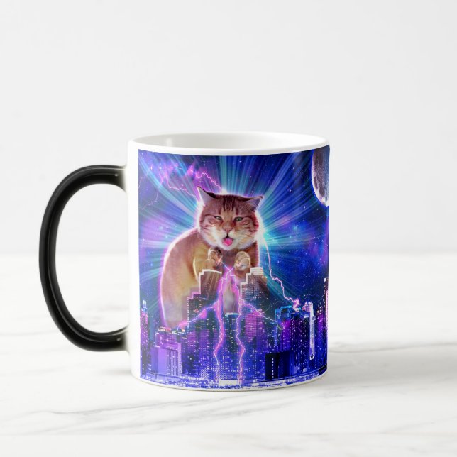 Catzilla Magisk Mugg (Vänster)
