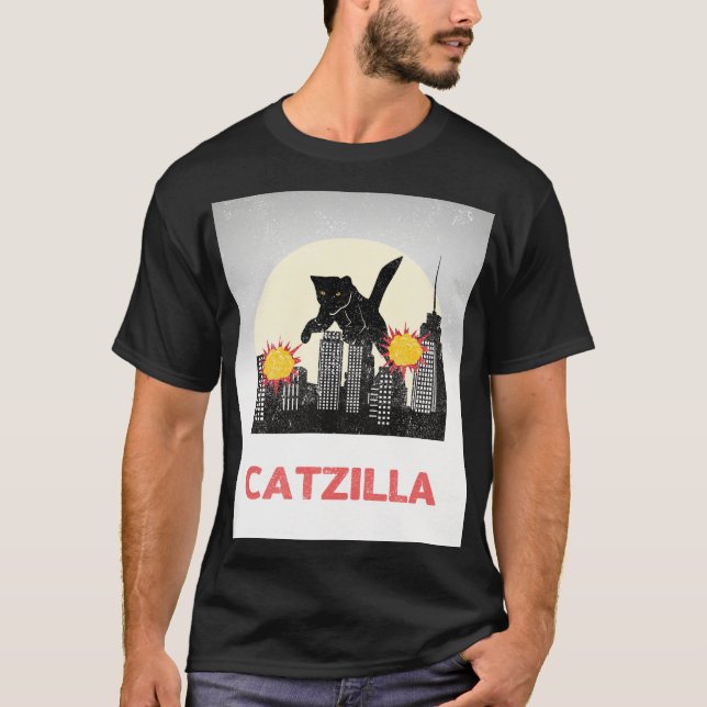 CATZILLA T SHIRT (Framsida)