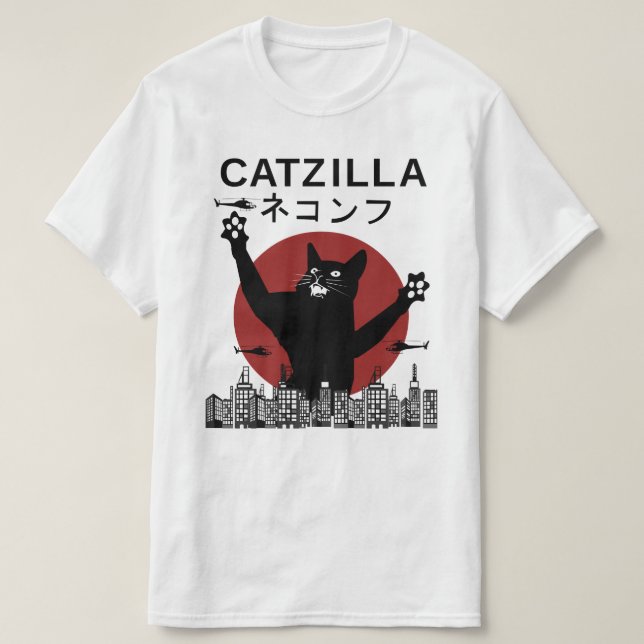 CATZILLA T SHIRT (Design framsida)