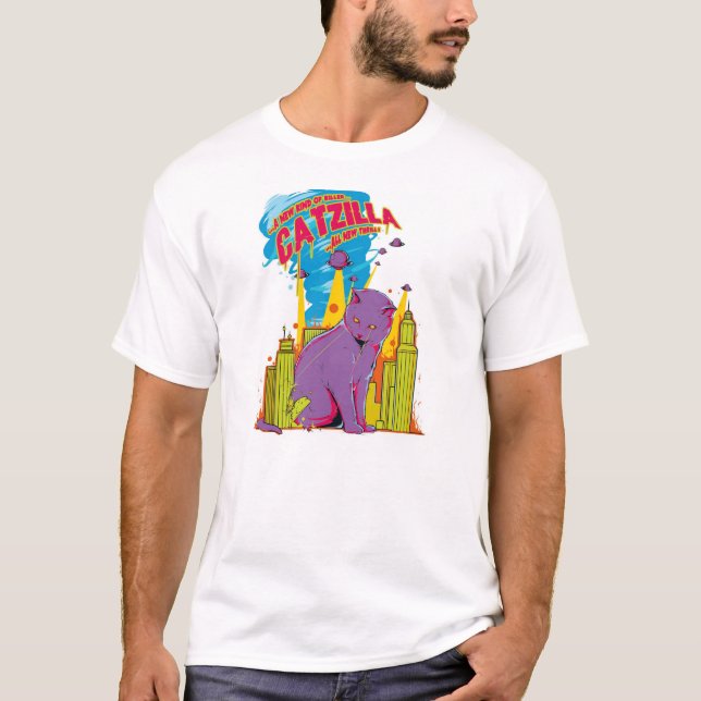 Catzilla T-shirt (Framsida)