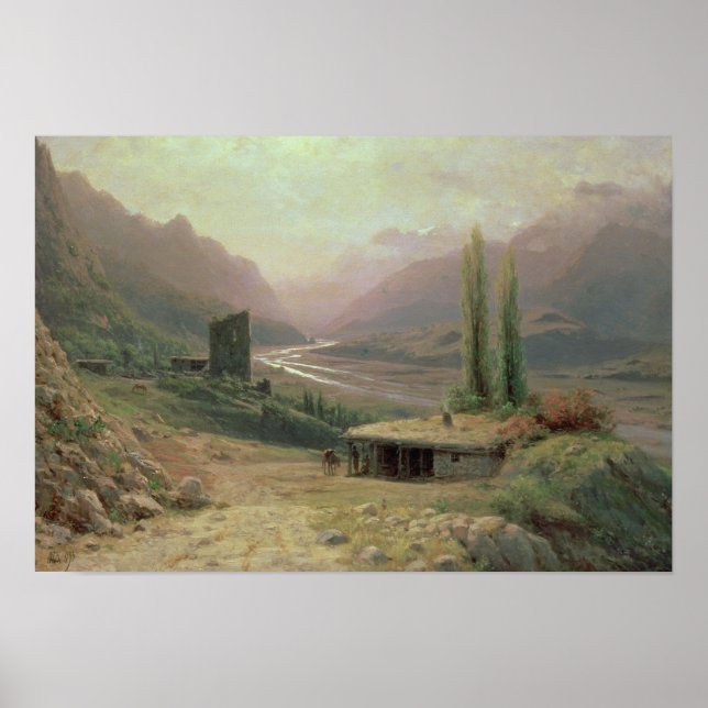 Caucasian Canyon, 1893 Poster (Framsidan)