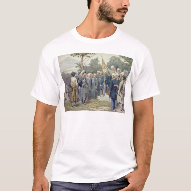 Caucasian ledare Shamil T-shirt (Framsida)