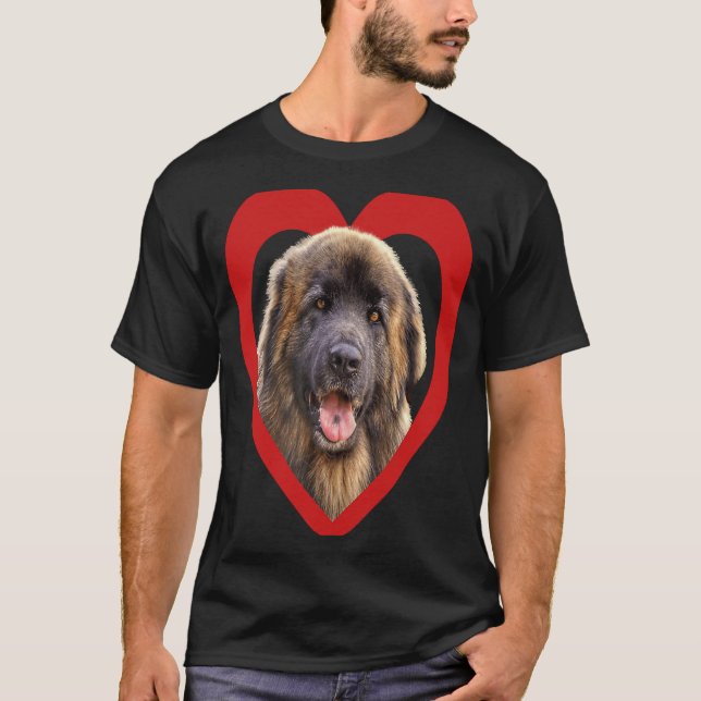 Caucasian Owtscharka Hund Heart Owtscharka T Shirt (Framsida)