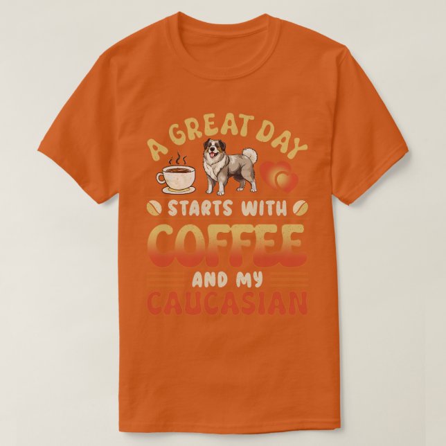 Caucasian Shepherd T Shirt (Design framsida)