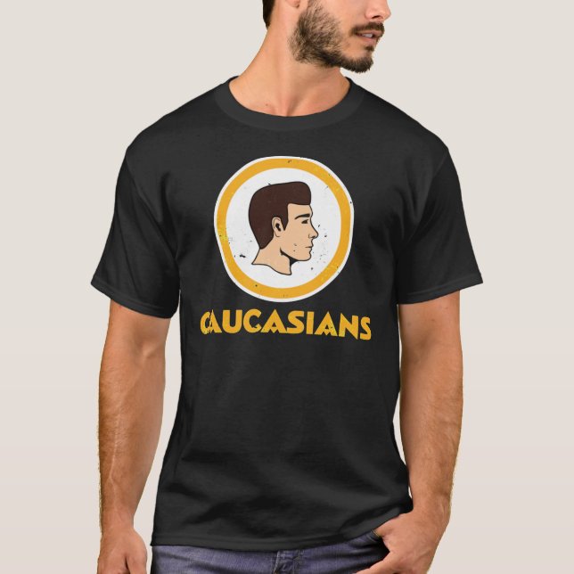Caucasians Football Classic T-Shirt (Framsida)