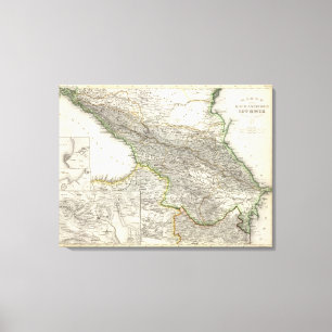 Caucasus Canvastryck