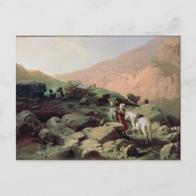 Caucasusen, 1872 vykort (Framsida)