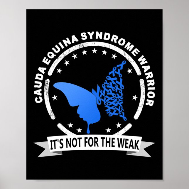 Cauda Equina Syndrome Warrior 1 Poster (Framsidan)
