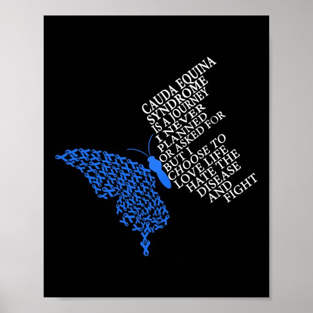 Cauda Equina Syndrome Warrior Poster (Framsidan)