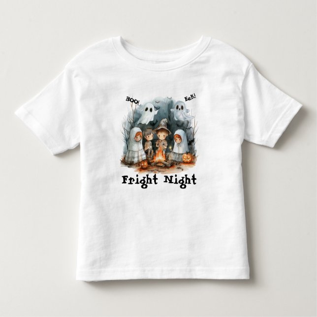 Cauldron Crew - Halloween Treats & Tiny Terror T Shirt (Framsida)