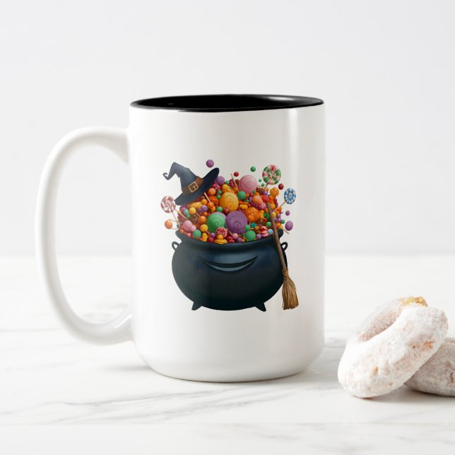 Cauldron of Giggle & Gummies Mugg (Med munk)