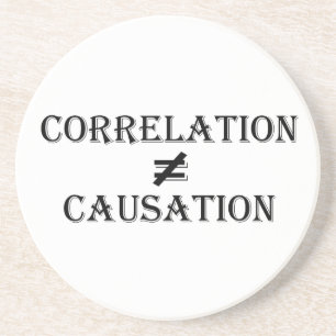 Causation för korrelation inte underlägg sandsten