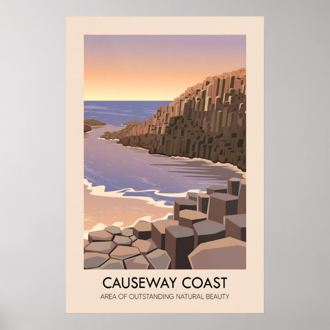 Causeway Coast AONB Resposter Poster (Framsidan)