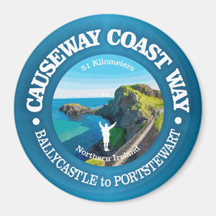 Causeway Kusten Way (rd) Magnet