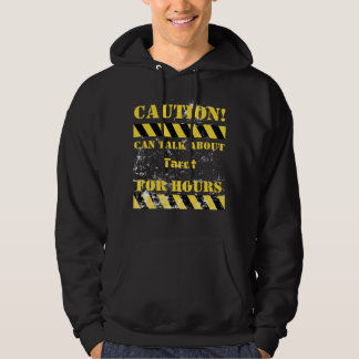 Caution can talk about tarot for hours hoodie