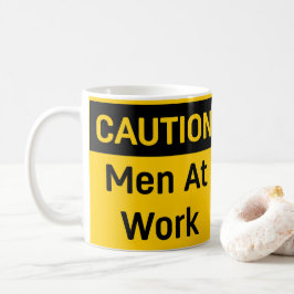 CAUTION Manar på arbetsplatsen Kaffemugg