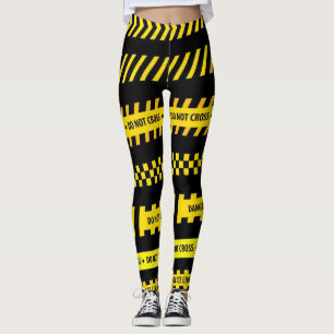 Caution tejpar designdamasker leggings