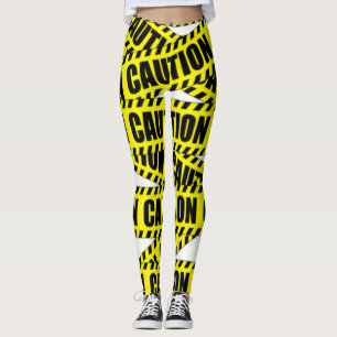 Caution tejpar designdamasker leggings