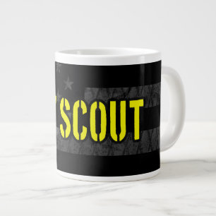 Cav Scout Subdued American Flagga Jumbo Mugg