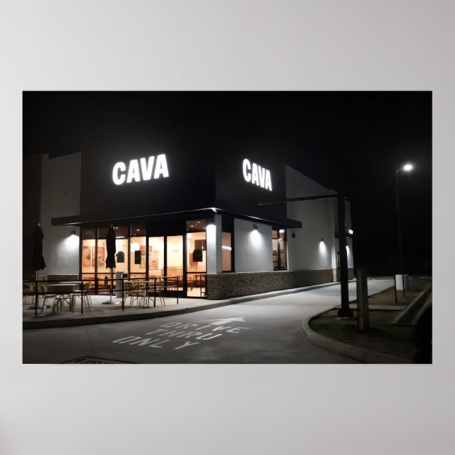 Cava Nattbild Poster (Framsidan)