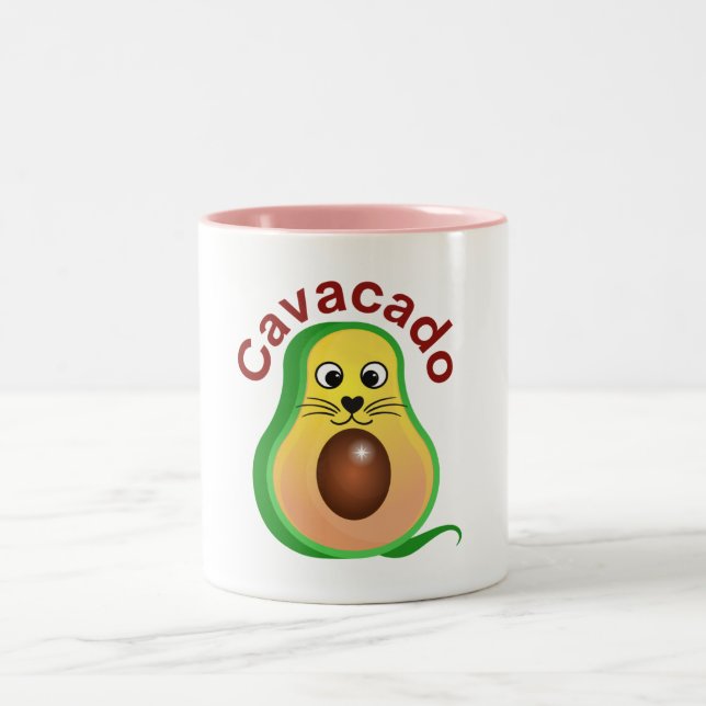 Cavacado.. Utforska de många kattens moder Två-Tonad Mugg (Center)