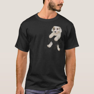 Cavachon i fickan för Cavachon T Shirt