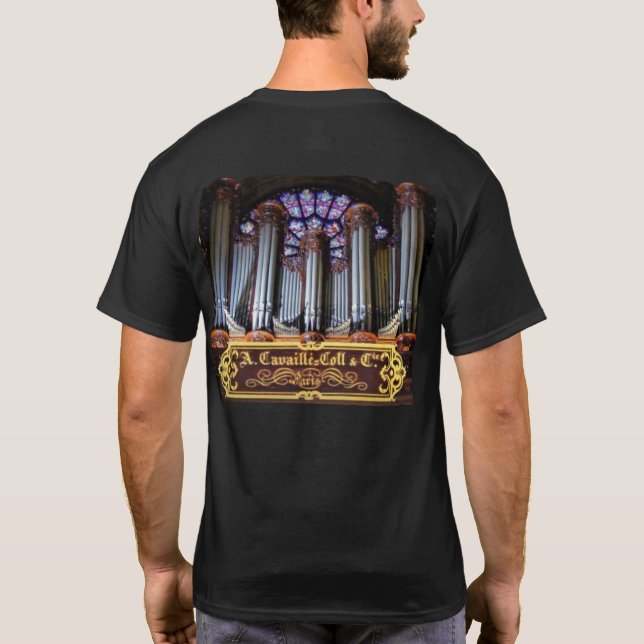 Cavaille-Coll piporgel i Notre-Dame, Paris  T Shirt (Baksida)