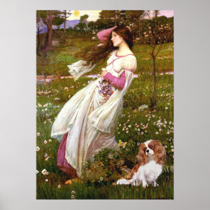 Cavalier 2 (Bl) - Vinblommor Poster