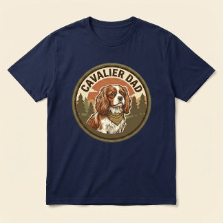 Cavalier Dad Tee | King Charles Hundpappaföremål